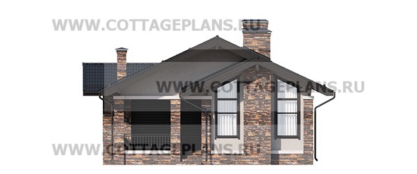 Фасады проект дома 700-42 общ. площадь 66,80 м2