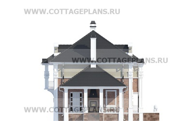 Фасады проект дома 71-11 общ. площадь 339,75 м2