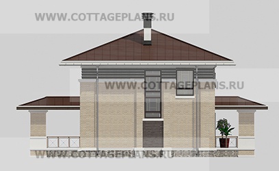 Фасады проект дома 206-56 общ. площадь 93,75м2