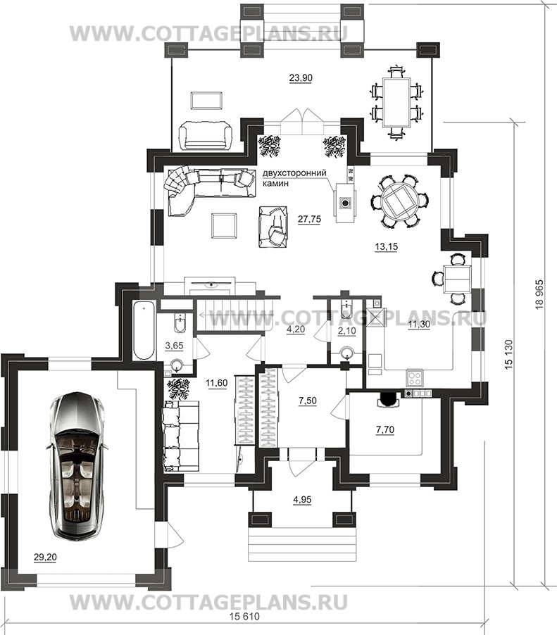 Поэтажные планы проект дома 100-90 общ. площадь 201,50 м2