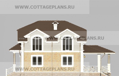 Фасады проект дома 14-73 общ. площадь 173,50 м2