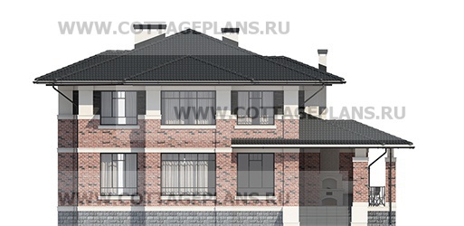 Фасады проект дома 201-98 общ. площадь 395,40 м2