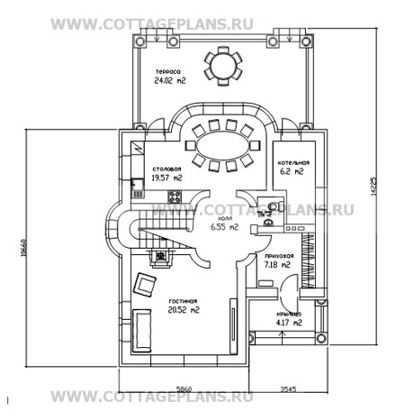 Поэтажные планы проект дома 57-02 общ. площадь 149.5 м2