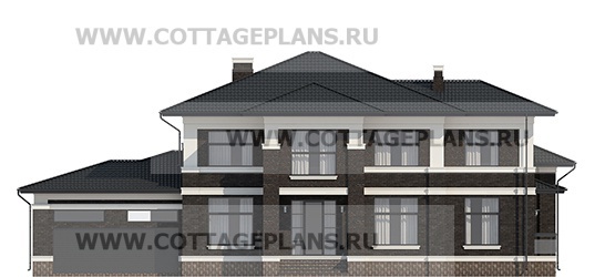 Фасады проект дома 105-02 общ. площадь 455,85 м2