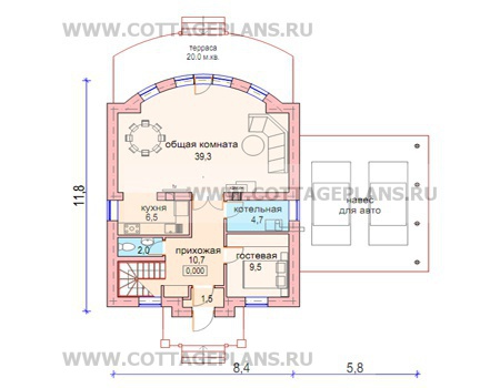 Поэтажные планы проект дома 59-02 общ. площадь 139 м2