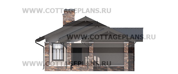 Фасады проект дома 700-46 общ. площадь 97,75 м2