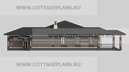 Фасады проект дома 07-06 общ. площадь 335,30м2