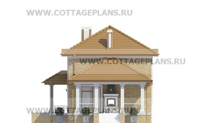 Фасады проект дома 71-37 общ. площадь 258,45 м2