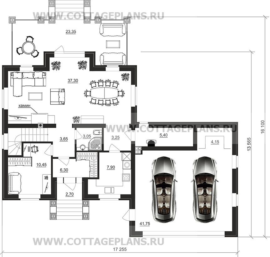 Поэтажные планы проект дома 77-12 общ. площадь 183,85 м2