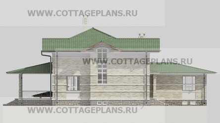 Фасады проект дома 23-69 общ. площадь 285,00 м2