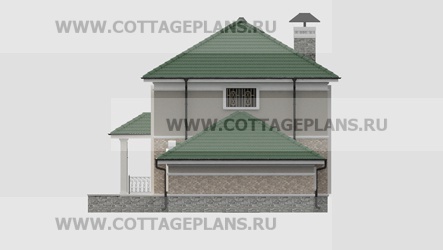 Фасады проект дома 71-46 общ. площадь 276,15 м2