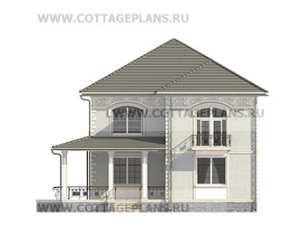 Фасады проект дома 16-83 общ. площадь 270,95 м2