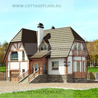 Каталог проекты домов из пеноблоков проект дома 50-38 общ. площадь 169.3м2