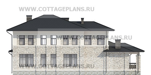 Фасады проект дома 103-56 общ. площадь 522,8 м2