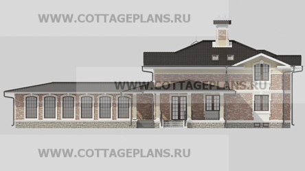 Фасады проект дома 24-68 общ. площадь 498,25 м2