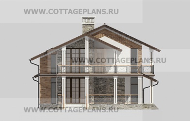 Фасады проект дома 15-20 общ. площадь 147,30 м2