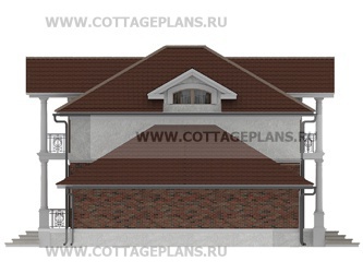 Фасады проект дома 15-83 общ. площадь 247,05 м2