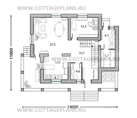 Поэтажные планы проект дома 59-93 общ. площадь 188 м2
