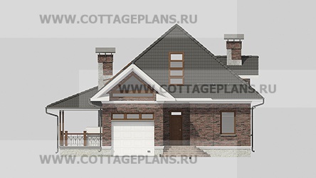 Фасады проект дома 75-71 общ. площадь 183,65 м2