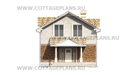 Фасады проект дома 21-06 общ. площадь 154,85 м2