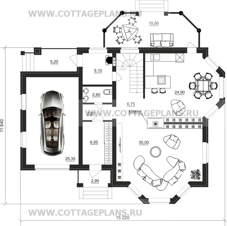 Поэтажные планы проект дома 21-19 общ. площадь 168,9 м2