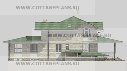 Фасады проект дома 23-61 общ. площадь 286,05 м2