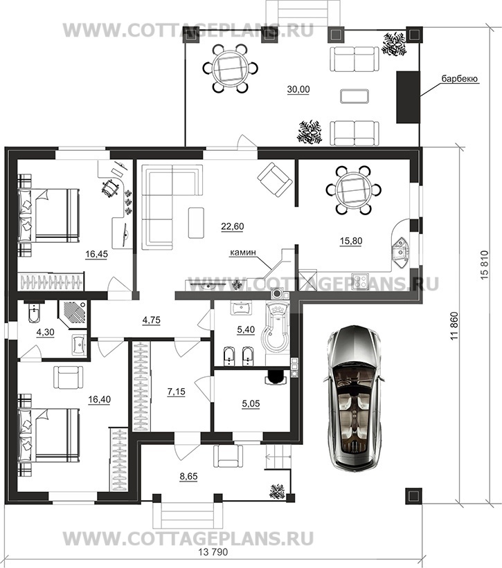 Поэтажные планы проект дома 902-63 общ. площадь 97.9 м2