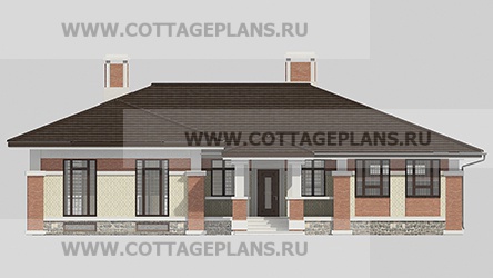 Фасады проект дома 08-28 общ. площадь 405,50 м2