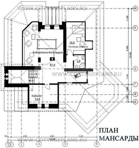Поэтажные планы проект дома 47-72 общ. площадь 626,7 м2