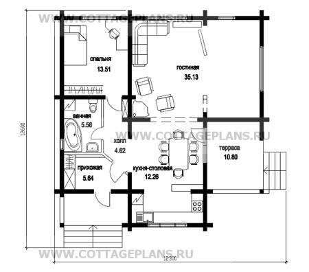 Поэтажные планы проект дома 19-21 общ. площадь 84,57 м2