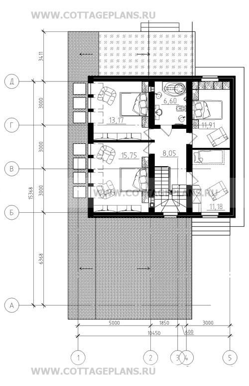 Поэтажные планы проект дома 20-81 общ. площадь 282,11 м2