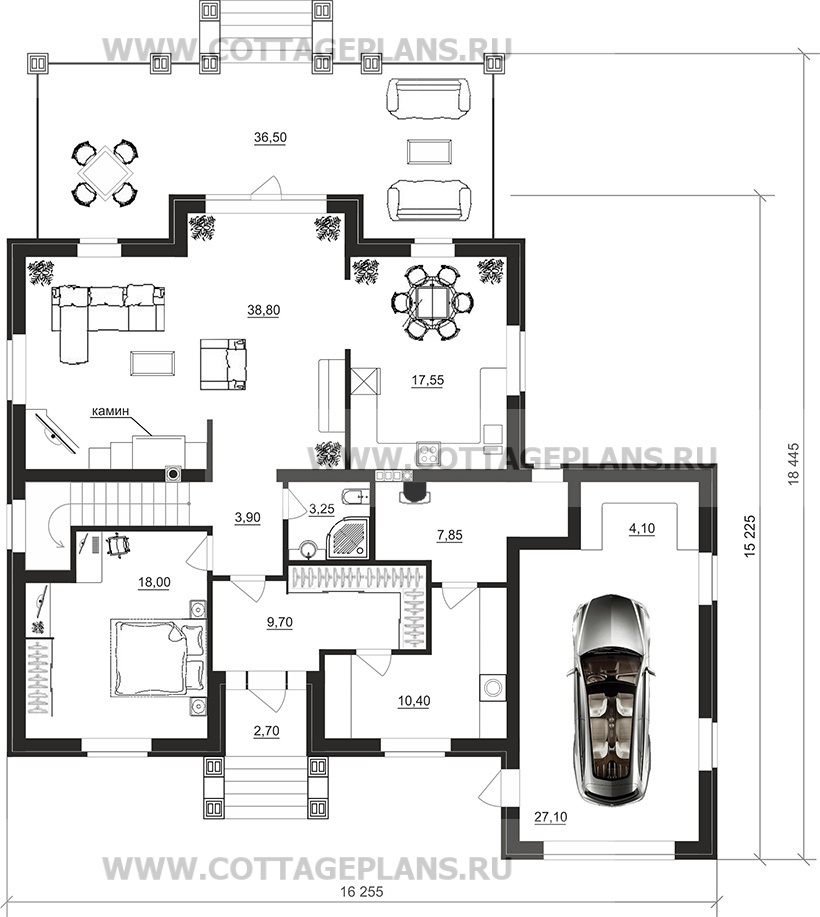 Поэтажные планы проект дома 77-11 общ. площадь 234,10 м2
