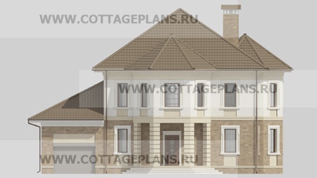 Фасады проект дома 21-03 общ. площадь 238,45 м2