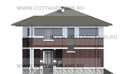 Фасады проект дома 75-04 общ. площадь 161,25 м2