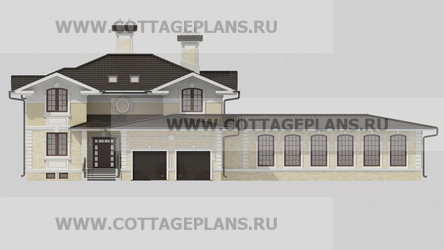 Фасады проект дома 24-64 общ. площадь 547,60 м2