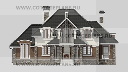 Фасады проект дома 76-83 общ. площадь 380,50 м2