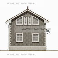 Фасады проект дома 20-21 общ. площадь 77,23 м2