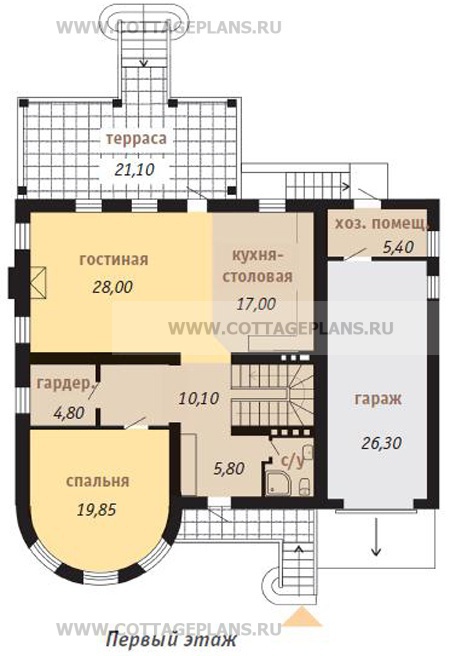 Поэтажные планы проект дома 52-52 общ. площадь 319,4м2