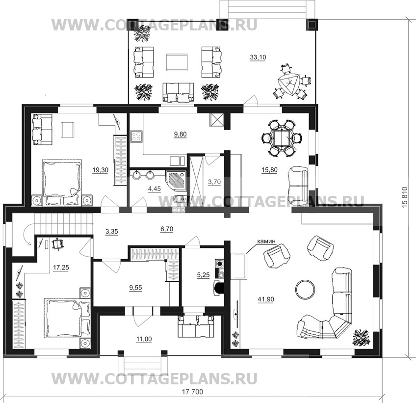 Поэтажные планы проект дома 83-04 общ. площадь 216,50 м2
