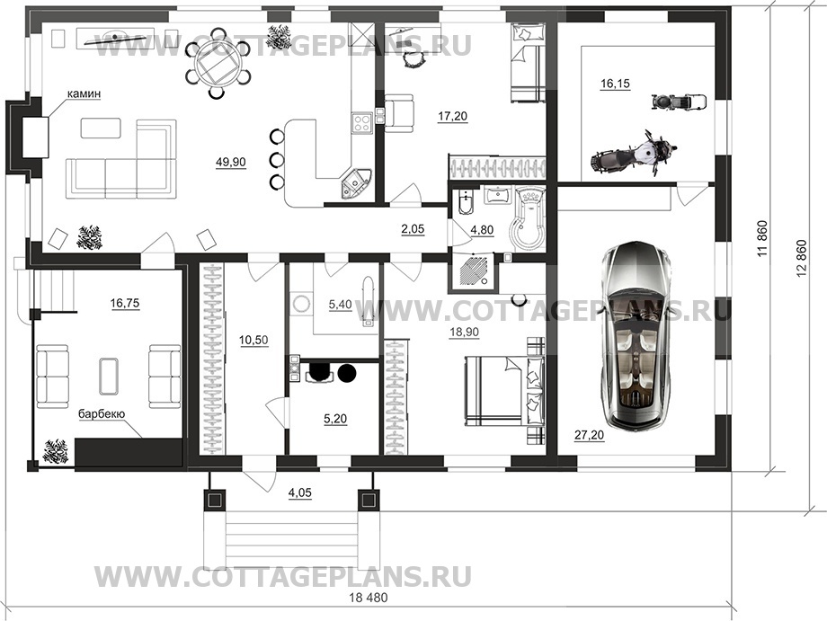 Поэтажные планы проект дома 900-74 общ. площадь 157,00м2