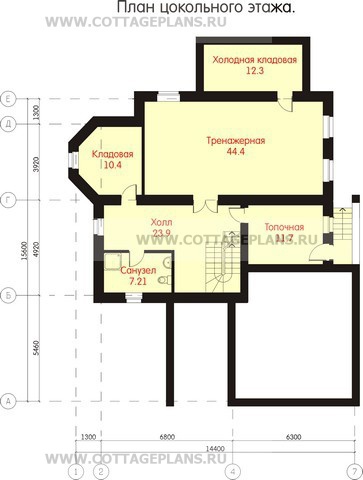 Поэтажные планы проект дома 47-47 общ. площадь 424 м2