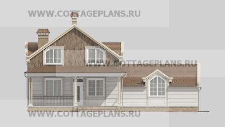 Фасады проект дома 22-95 общ. площадь 358,15 м2