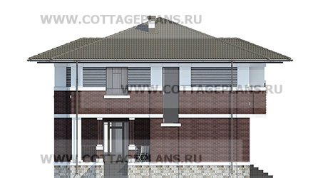 Фасады проект дома 76-59 общ. площадь 284,90 м2