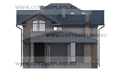 Фасады проект дома 104-76 общ. площадь 108,05 м2