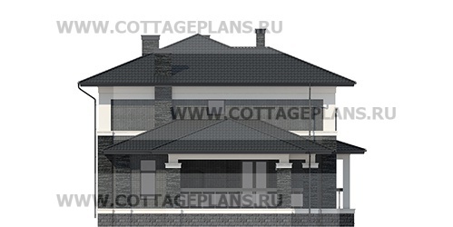 Фасады проект дома 205-15 общ. площадь 314,95 м2