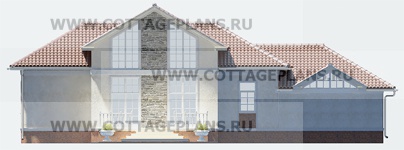 Фасады проект дома 22-75 общ. площадь 196,30 м2