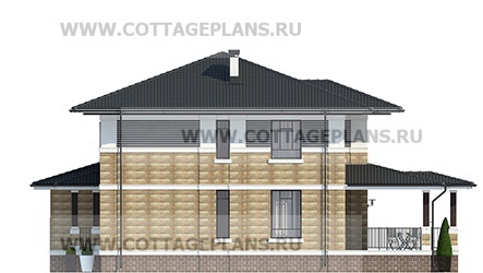 Фасады проект дома 71-66 общ. площадь 315,10м2