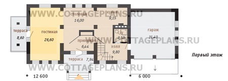 Поэтажные планы проект дома 59-41 общ. площадь 176,4 м2