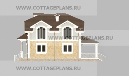 Фасады проект дома 15-15 общ. площадь 141,15 м2