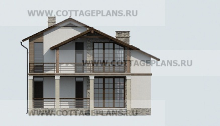 Фасады проект дома 15-16 общ. площадь 255,85 м2